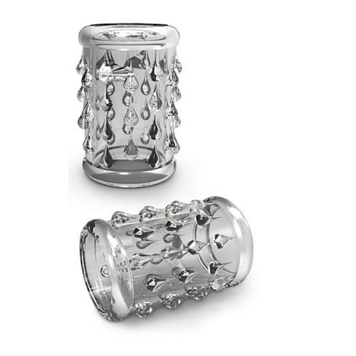 Прозрачная насадка с капельками Blush Novelties STAY HARD COCK SLEEVE 05 CLEAR BL-00502