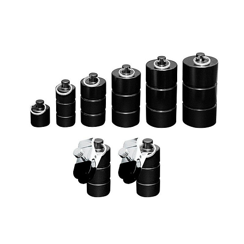 Чёрные грузики-гирьки утяжелители для сосков O-Products 134-KIO-0069