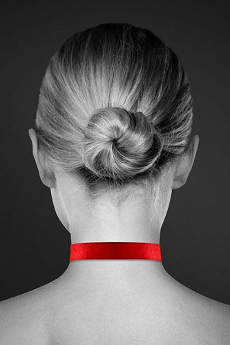 Красный чокер с замком в форме сердца Bijoux Pour Toi 6060040030