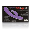 Фиолетовый вибромассажёр с щёточкой на головке California Exotic Novelties Embrace Massaging Rabbit SE-4609-25-3