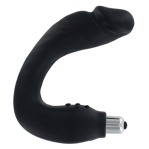 Реалистичный стимулятор простаты чёрного цвета XR Brands AC195