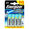 Батарейки Energizer MAX E91/AA E300247800 (тип AA, 4 шт [3+1 в подарок])