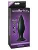 Чёрная большая анальная вибропробка Pipedream Large Rechargeable Anal Plug PD4774-23 (13,5 см)