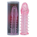 Розовая насадка на пенис с шипами Erokay Badboy EK-2208PK