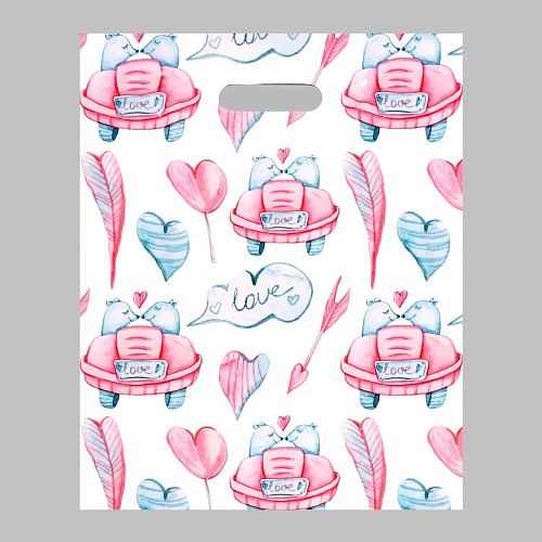 Подарочный пакет Сима-Ленд «Романтика» 4668404 (31×40 см)