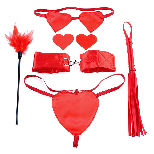 Набор для бондажа Sweetheart Bondage Kit Red Pipedream PD3822-15