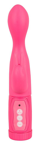 Розовый вибромассажёр с ротацией головки Orion High Speed Twister 0584452 (21,5 см)