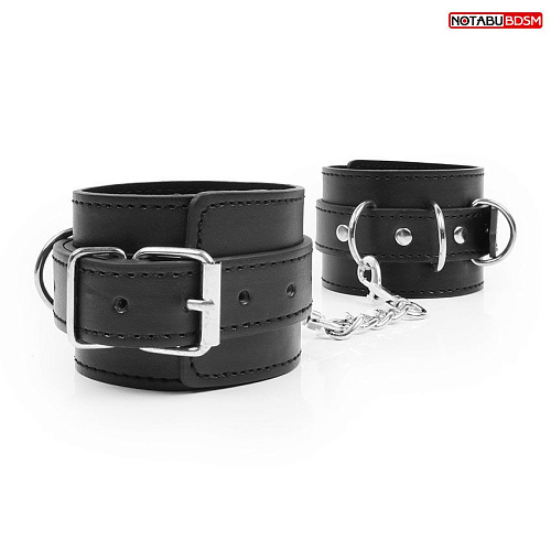 Чёрные гладкие оковы на цепочке Bior toys NTB-80560-1