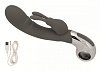 Серый вибратор California Exotic Novelties Embrace Bunny Wand SE-4610-45-3 (21 см)