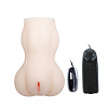 Мастурбатор-вагина телесного цвета с вибрацией и фактурным рисунком Baile BM-009172-1
