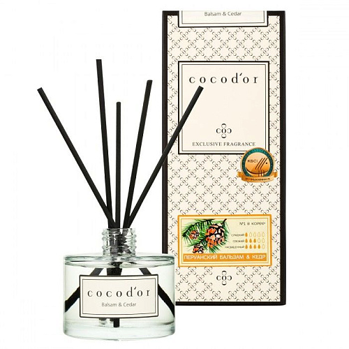 Арома-диффузор для помещений Cocodor «Перуанский бальзам и кедр» 737975 (200 мл)