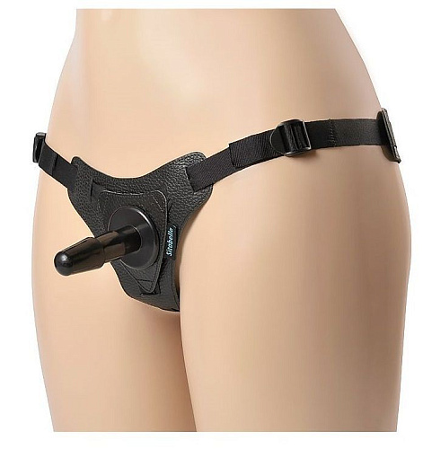 Чёрные трусики с плугом Sitabella HARNESS Trapper 3157-1 XL