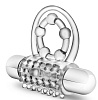 Прозрачное эрекционное виброкольцо Blush Novelties Vibrating Super Clitifier BL-90912