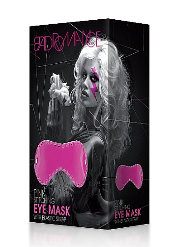 Ярко-розовая пластиковая маска на глаза Shots Media BV BAD005