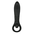 Чёрная анальная пробка с вибрацией EDC Wholesale Dusk Lover ET187BLK (15,5 см)