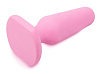 Розовая анальная пробочка Brazzers BRQ012 (9 см)