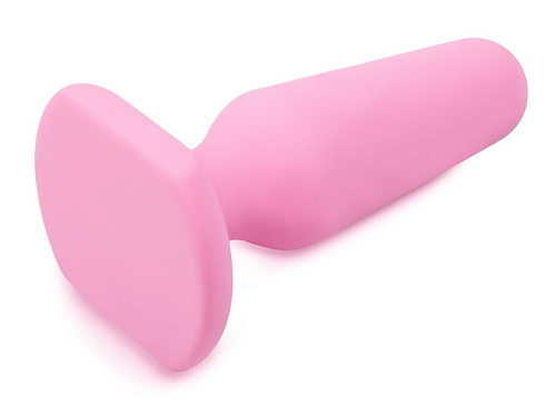 Розовая анальная пробочка Brazzers BRQ012 (9 см)