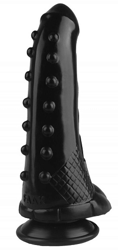 Чёрный анальный фаллоимитатор Сумерки богов 1016-97 BX DD (24 см)