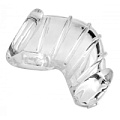 Прозрачная насадка для ограничения эрекции XR Brands Detained Soft Body Chastity Cage AE408
