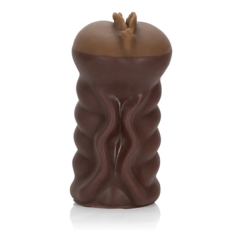 Темный мастурбатор-вагина коричневого цвета California Exotic Novelties VIVID RAW FUCK BUDDY SE-7505-20-3