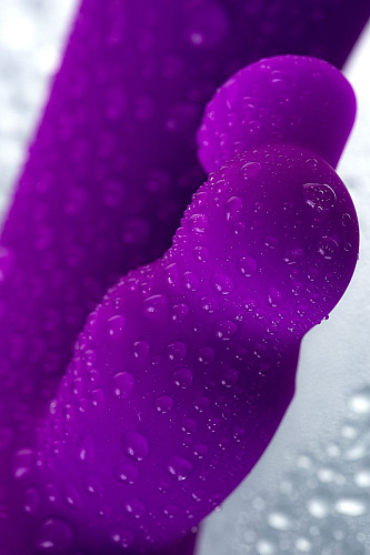 Фиолетовый вибратор с вакуумной стимуляцией клитора JOS JUM 783015 (21 см)