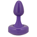 Вибромассажёр фиолетовый для анальной стимуляции NMC FLEXI HEAD 10 FUNCTION BUTT PLUG 111573 (8,9 см)