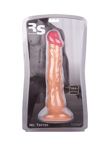 Телесный фаллоимитатор без мошонки ToyFa 582013 (22,5 см)