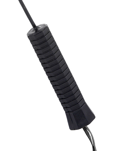 Чёрный стек с наконечником-сердечком Pipedream Little Heart Flapper PD2193-00 (46 см)