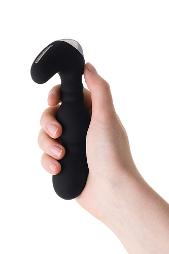 Чёрный вибромассажёр простаты Nalone Dragon CS-BO29