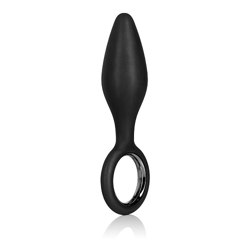 Чёрная анальная пробка California Exotic Novelties Booty Call Booty Slider SE-0394-25-2 (10,3 см)