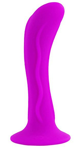 Лиловая анальная пробка с присоской Baile Booty Passion BI-014160 (13,5 см)