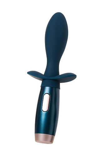 Бирюзовый анальный вибратор с 2 сменными насадками Le Stelle PERKS SERIES EXO LS12214