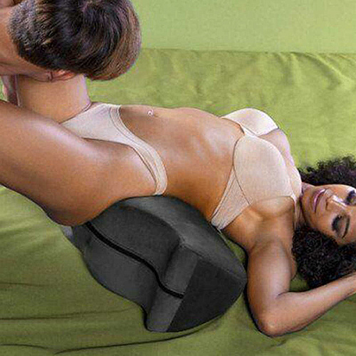 Коричневая подушка-усики Liberator Mustache Wedge 14975464