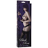 Чёрно-фиолетовый спанкер Doc Johnson Black Rose 2301-17-BX (33 см)