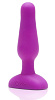 Лиловая анальная вибропробка b-Vibe NOVICE REMOTE CONTROL PLUG FUCHSIA BV-004-FUC (10,2 см)