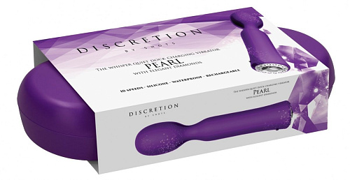 Фиолетовый универсальный массажёр Shots Media BV Wand Pearl DIS001PUR (20 см)