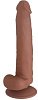Коричневый фаллоимитатор Howells SEDUCER Long John 170305Brown (21,5 см)