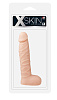 Телесный фаллоимитатор с мошонкой Dream Toys XSKIN 8 PVC DONG 20607 (20,3 см)