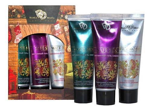 Подарочный набор ухаживающих лубрикантов БиоМед BMN-0084