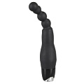 Чёрный анальный вибратор Orion Vibrator with small balls 0585840 (22 см)