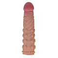 Насадка-фаллоимитатор телесного цвета Lovetoy Super-Realistic Penis LV1054F (17,8 см)