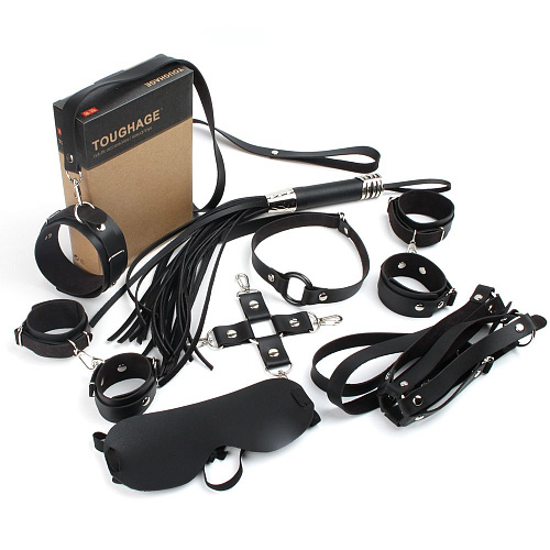 Черный набор БДСМ-девайсов Bandage Kits Vandersex N-H324