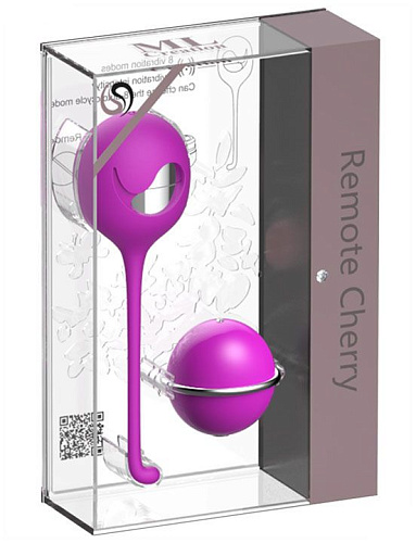Ярко-розовое виброяйцо с пультом управления ML Creation Remote Cherry ML-RC-S-RS