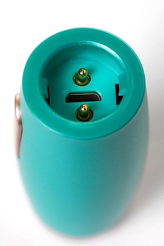 Нереалистичный зелёный вибратор с 2 сменными насадками Le Stelle PERKS SERIES EX-4 LS12212