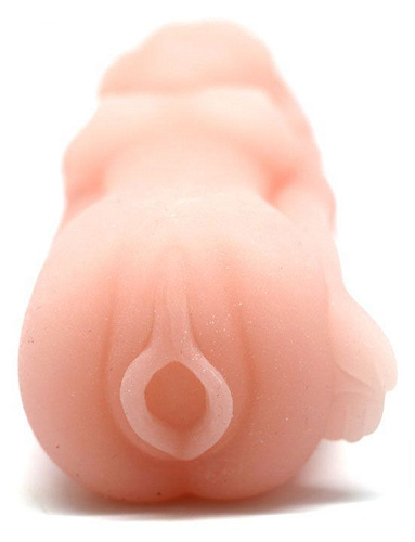 Телесный мастурбатор-вагина «Женское тело» с вибрацией Eroticon 30200