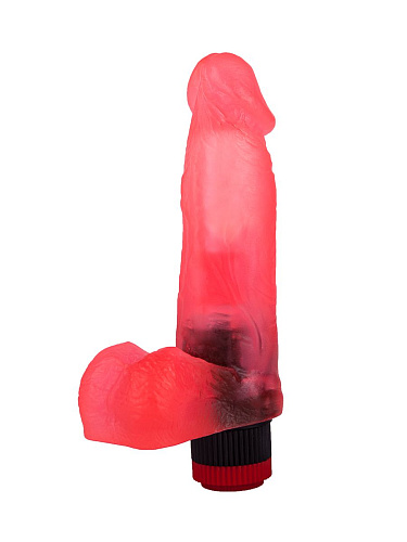 Розовый вибратор в форме розового фаллоса LOVETOY (А-Полимер) 221600 (16,5 см)