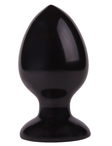 Чёрная анальная пробка LOVETOY (А-Полимер) MAGNUM 8 420800 (11,5 см)