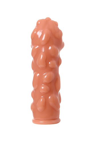 Телесная насадка на фаллос с крупными бугорками KOKOS Extreme Sleeve 011 M-size ES.011-M (14,7 см)