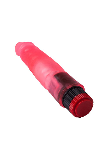 Розовый гелевый виброфаллос со встроенным пультом LOVETOY (А-Полимер) 227100 (16,5 см)