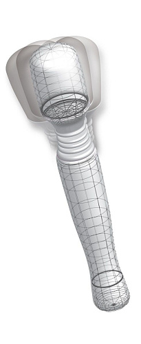 Белый вибромассажёр Pipedream Mini Wanachi PD3027-19